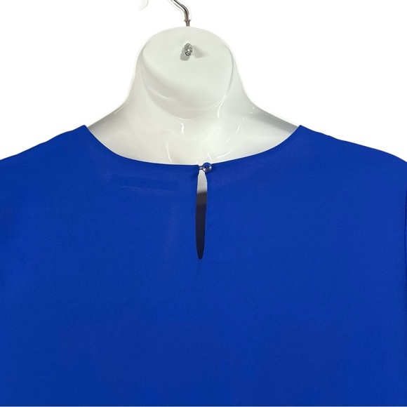 Zac & Rachel Woman, Plus Size Royal Blue Blouse, Size 1X - Picture 7 of 9
